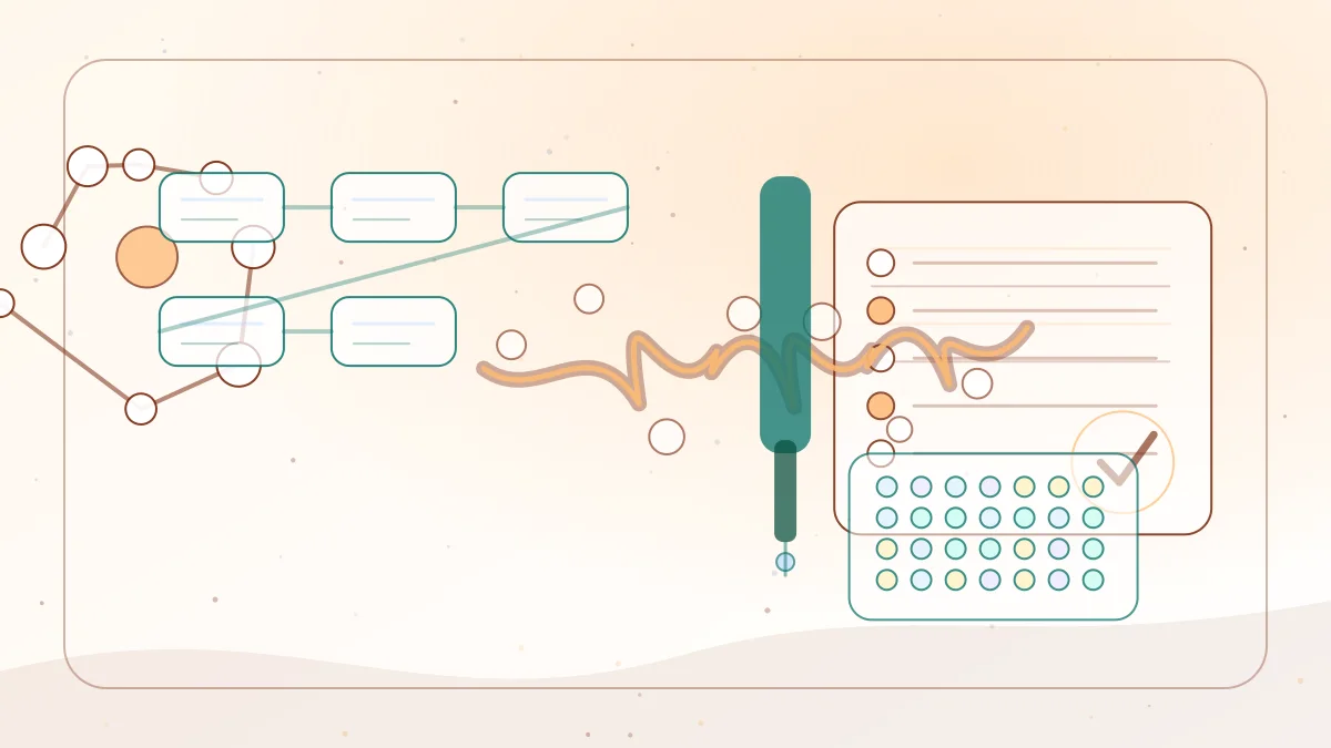 Bio AI agent workflow illustration