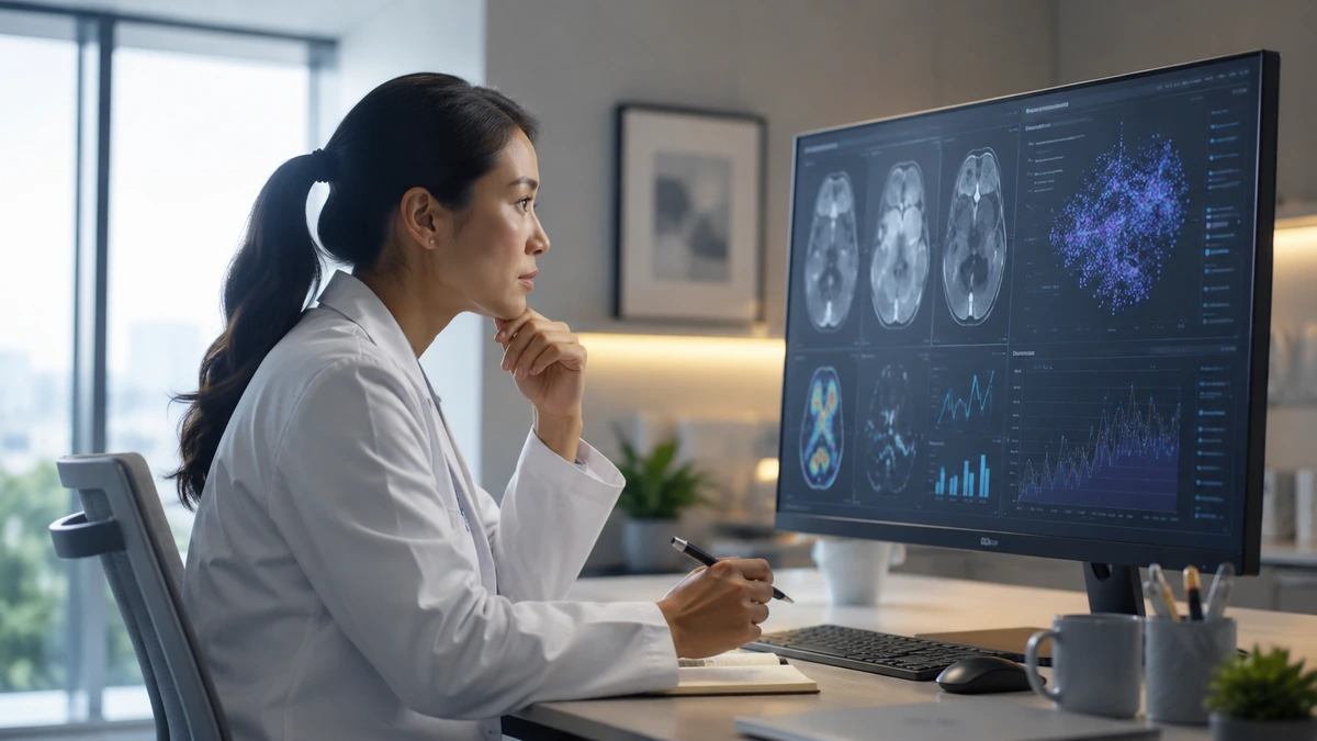 Biotech AI homepage illustration