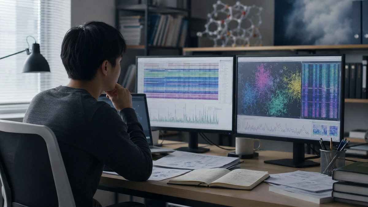 Biotech AI models and tools illustration