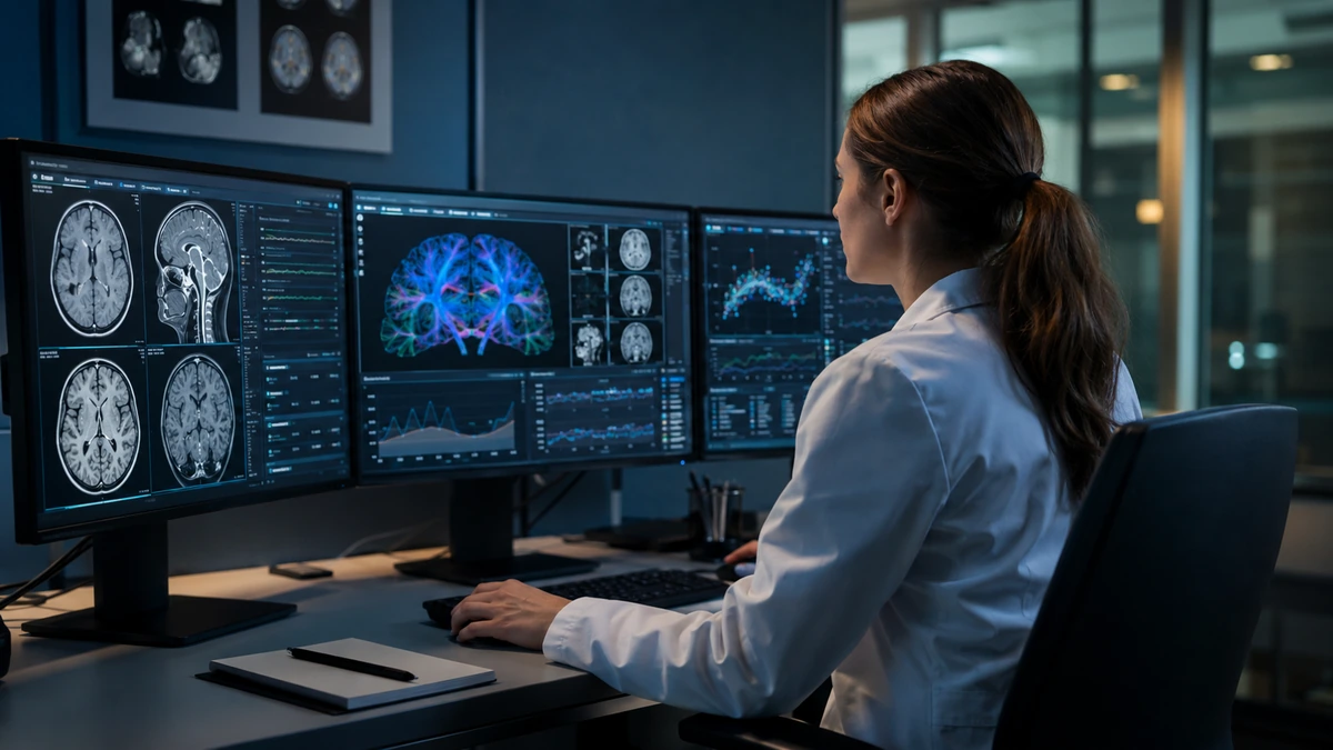 Biotech AI news illustration