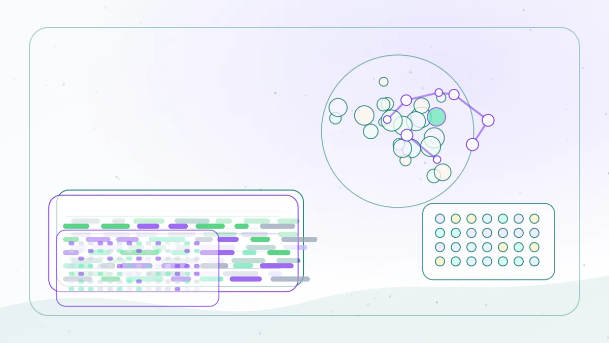 Biotech AI intelligence illustration