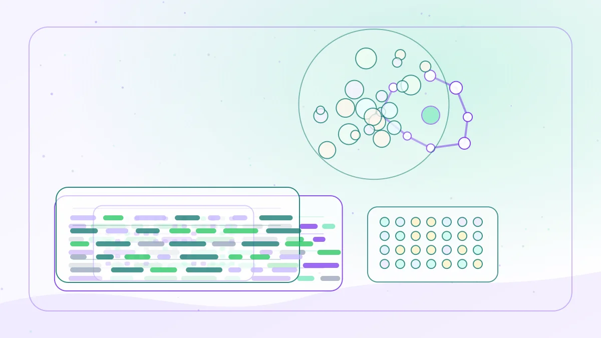Biotech AI intelligence illustration