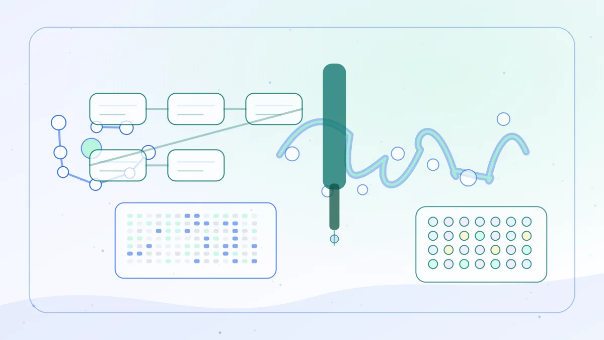 Biotech models and bio tools illustration