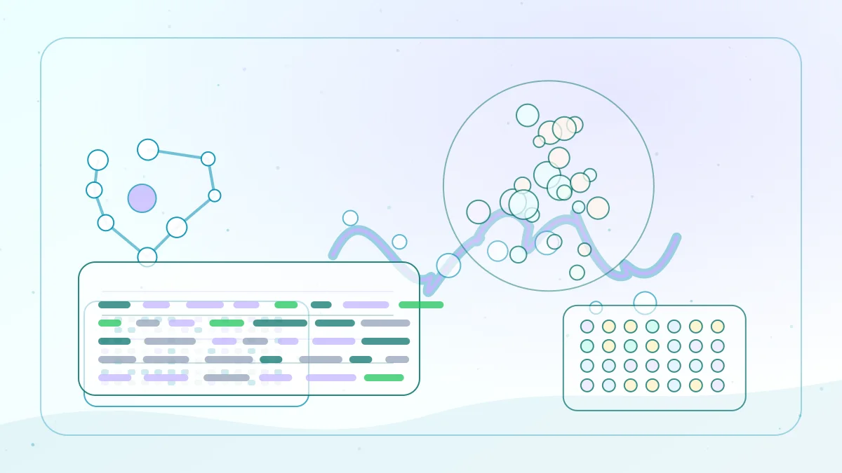 Biomedical AI research and validation illustration